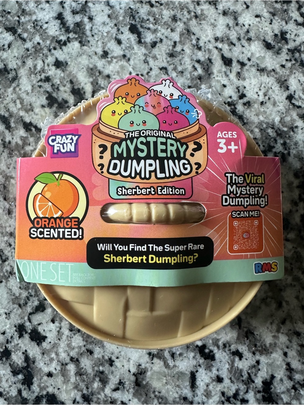 Crazy Fun The Original Mystery Dumpling - Sherbert Edition (Orange Scented)🍊🍊